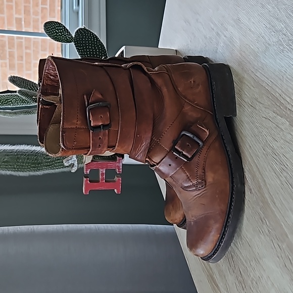 Frye Veronica TANKER Moto Boots - Picture 2 of 13